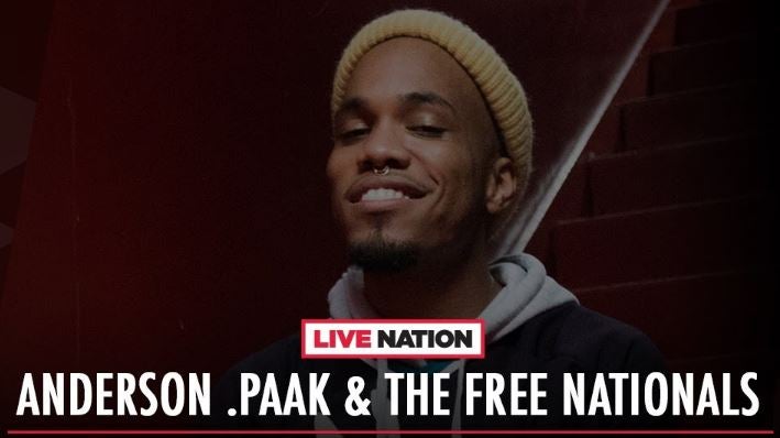 Live stream with Anderson .Paak & The Free Nationals @ Hollywood Palladium