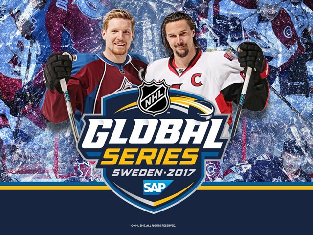 2017 SAP NHL GLOBAL SERIES till Sverige!