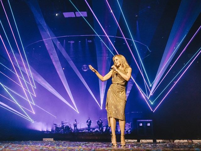 Incredible live show: Kylie starts 'Golden Tour'