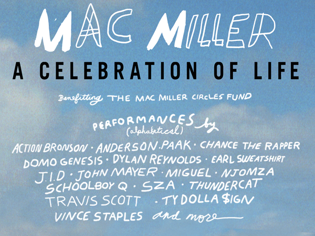 Mac Miller benefit - emisión en directo