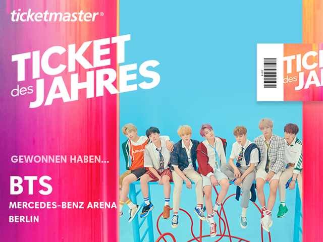 BTS win ticket of the year 2018!