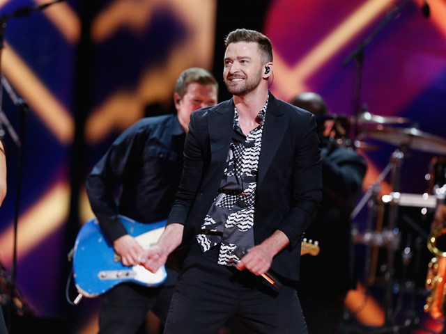 Justin Timberlake Premieres 'Can't Stop The Feeling' Live at Eurovision