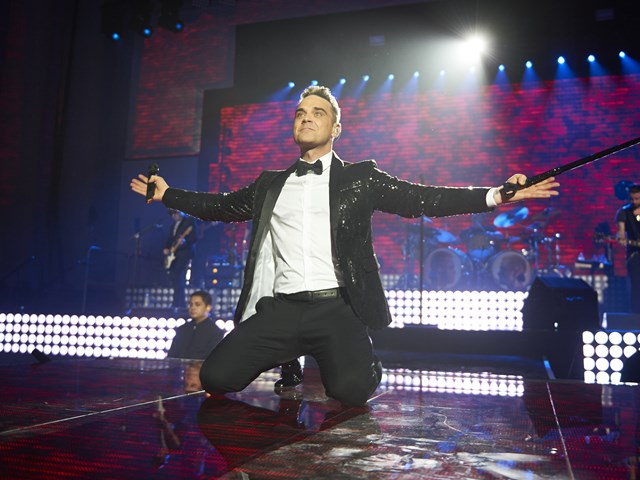 Robbie Williams is the ultimate master entertainer and we have proof