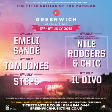Greenwich Music Time Returns for 2018 With An Amazing Line-up | Live Nation  TV