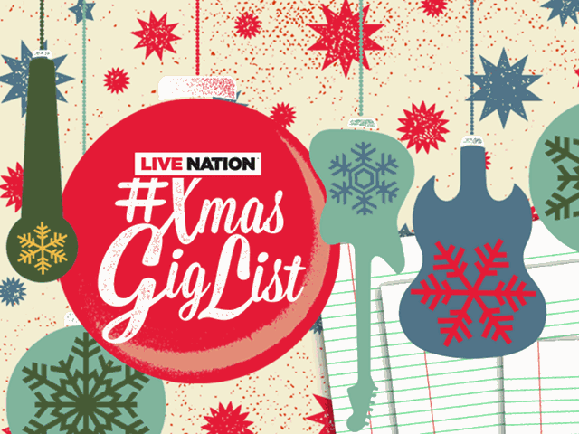 Live Nation Xmas GigList 2018
