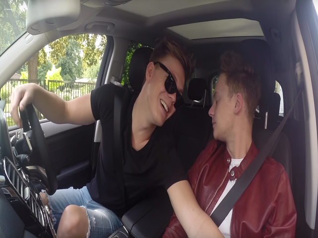 Caspar Lee & Conor Maynard's Low-Budget Carpool Karaoke Is Just ...