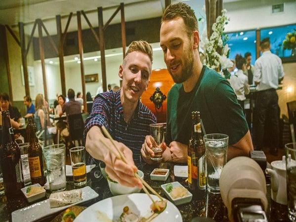 DINNER AND A SHOW: HONNE TALK SUSHI, STONEHENGE, AND THE SOULFUL SIDE OF ELECTRONIC MUSIC {SEPTEMBER - CHANGE THIS}