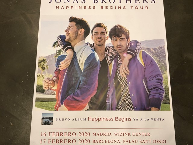 ¡Sorteamos 3 carteles gigantes de Jonas Brothers!