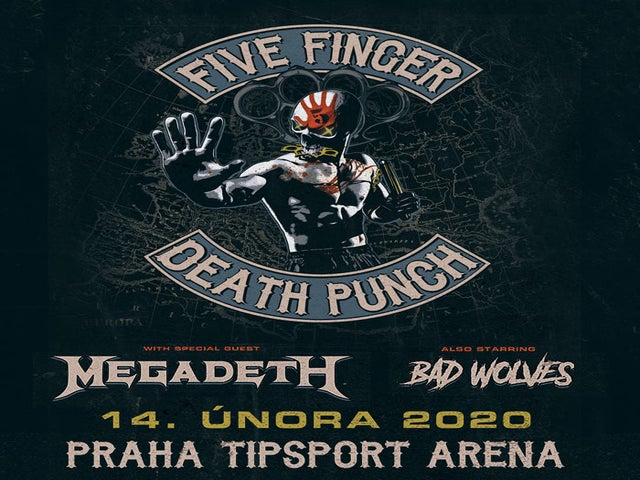 FIVE FINGER DEATH PUNCH & MEGADETH - 14. 2. 2020 PRAHA, TIPSPORT ARENA
