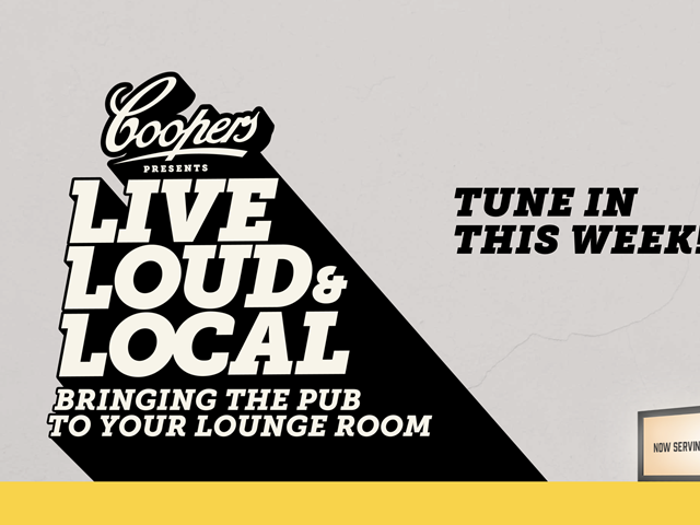 Bring The Pub To Your Lounge Room With Coopers' Live, Loud & Local