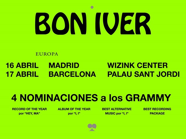 Bon Iver consigue cuatro nominaciones a los premios Grammy