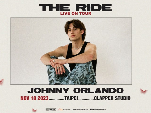 Johnny Orlando The Ride Tour in Taipei - Entry Notice