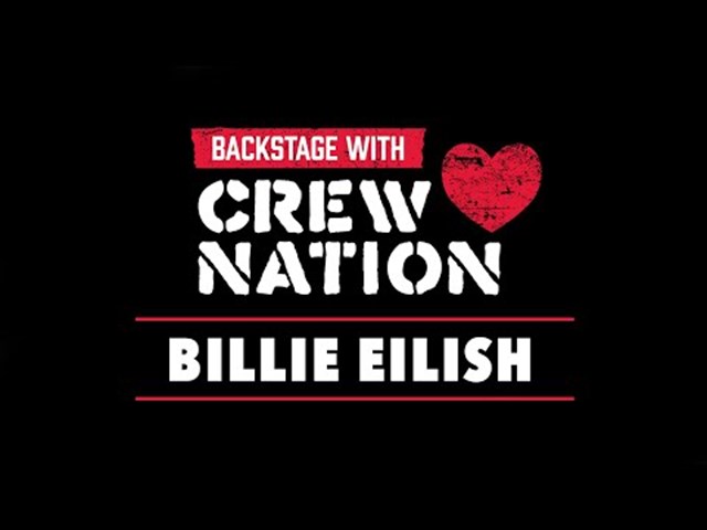 Head backstage with Billie Eilish to meet her crew!